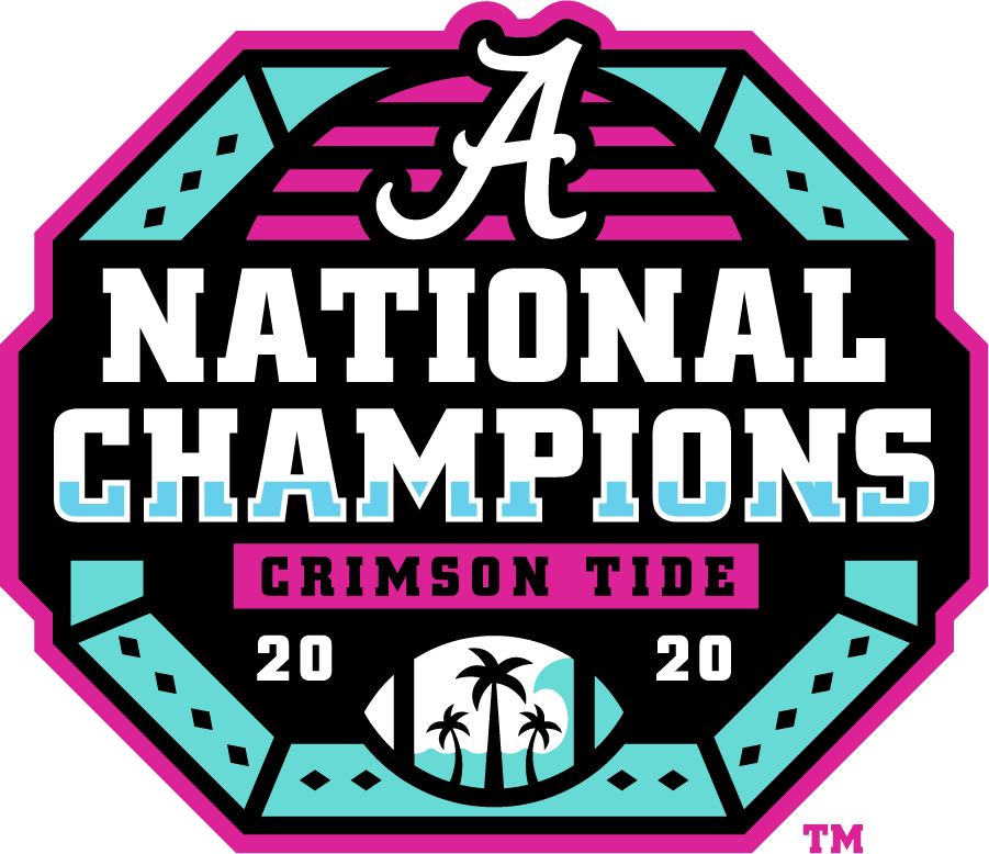 Alabama Crimson Tide 2020 Champion Logo t shirts iron on transfers